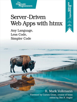 cover image of Server-Driven Web Apps with htmx